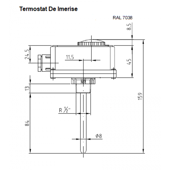 Termostat de Imersie Reglabil