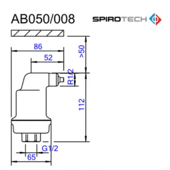 Aerisitor SOLAR Automat SPIROTOP AB050/008- Corp Alama - 10 Bar 180 Grade C