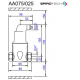 Separator de Aer AA075025 Spirovent din alama– Orizontal 3/4"– 150°C 25 bar – SPIROTECH
