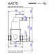 Separator de Aer AA075 Spirovent din alama– Orizontal 3/4"– 110°C 10 bar – SPIROTECH