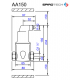 Separator de Aer AA150 Spirovent din alama– Orizontal 1 1/2"– 110°C 10 bar – SPIROTECH