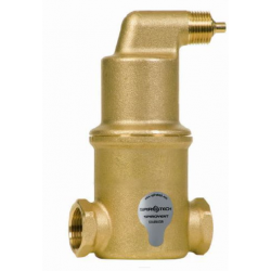 Separator de Aer AA0100 Spirovent din alama– Orizontal 1"– 110°C 10 bar – SPIROTECH