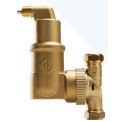 Separator de Aer UA125W Spirovent din alama– Vertical 1 1/4"– 110°C 10 bar – SPIROTECH