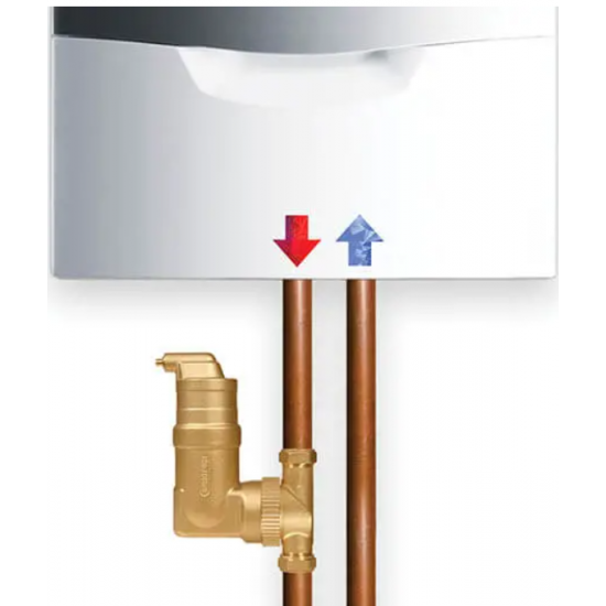Separator de Aer UA125W Spirovent din alama– Vertical 1 1/4"– 110°C 10 bar – SPIROTECH