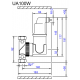 Separator de Aer UA100W Spirovent din alama– Vertical 1"– 110°C 10 bar – SPIROTECH