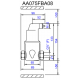 Separator de Aer AA075FBA08 Solar Spirovent din alama cu Autoclose – Orizontal 3/4"– 180°C 10 bar – SPIROTECH