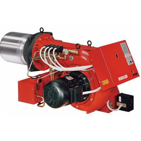 Arzator pe CLU / CLG sau Pacura Riello Press P 450 T/N TL cu functionare in 3 trepte, Tun Lung, Putere: 885/1710/2560 - 5130 Kw