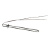 Rezistenta aprindere pentru arzatoare pe peleti Burnit Pell 30 -150 Kw, 325 W