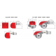 Arzator pe motorina Riello RL 38/M TL cu functionare in 2 trepte progresive , Cap Ardere Lung, Putere: 101/237 - 450 Kw