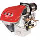 Arzator pe motorina Riello RL 38/M TL cu functionare in 2 trepte progresive , Cap Ardere Lung, Putere: 101/237 - 450 Kw