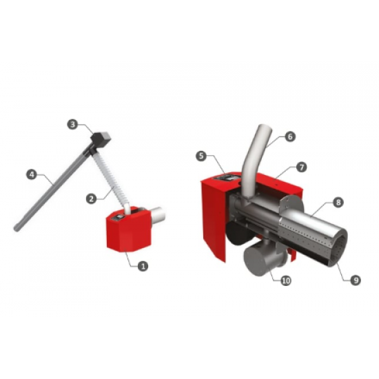 Arzator pe peleti BURNiT Pell 40