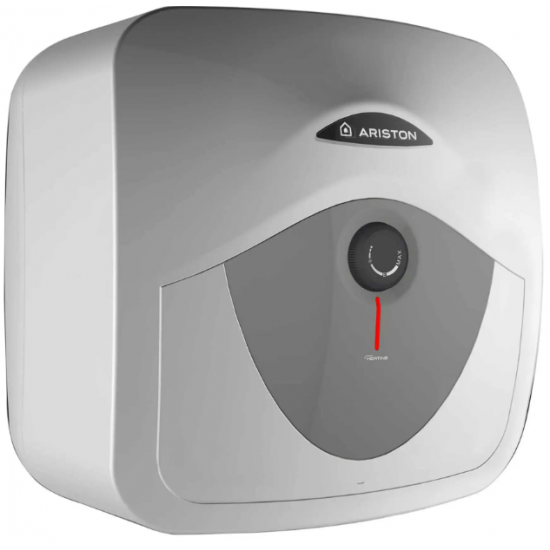 Boiler electric Ariston Andris RS 10 EU, 10 l, 1200 W, Montaj Deasupra Chiuvetei, Reglaj Extern, Led Iluminat,