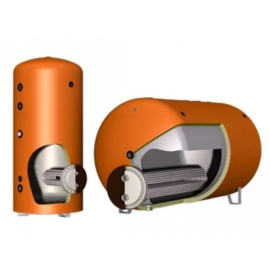 Boiler Cu Serpentina Extractabila Tip U din Otel Inox QB/X-RF 200 litri 10 bar