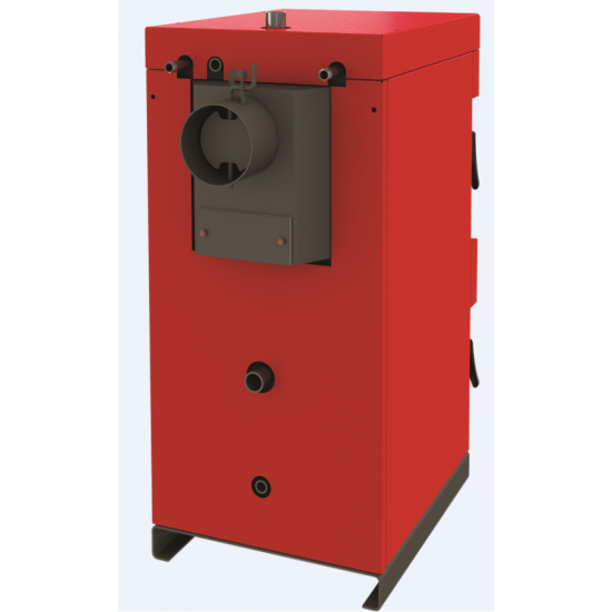 Cazan pe Combustibil Solid cu Ardere Clasica Burnit NWB MAX 30 kw v2 - Sunsystem