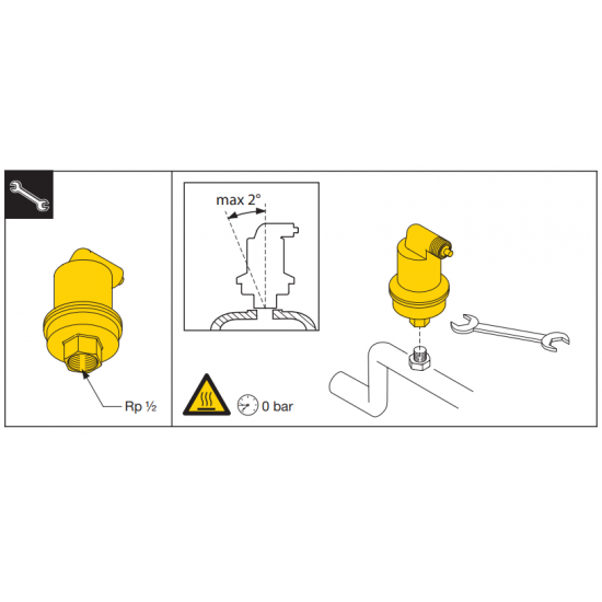 Aerisitor Automat SPIROTOP AB050/025  - Corp Alama - 25 Bar 150 Grade C