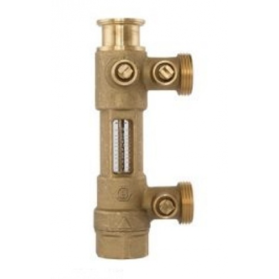 Debitmetru Solar 1x3/4 - 0-15 litri/minut cu 3 Robineti - Barberi