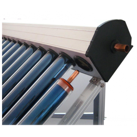 Panou Solar Apa Calda Sontec 12 Tuburi Vidate cu Heat Pipe si Rama de Montaj  : Colector SPA 58/1800 12