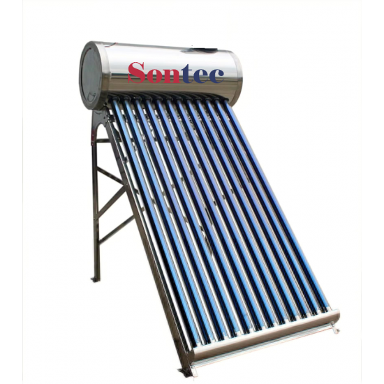 Panou Solar Nepresurizat Pentru Apa Calda Sontec CNP100/10 - Boiler Inox 100 litri cu 10 Tuburi