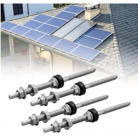 Suport din Inox pentru montajul panourilor solare pe acoperis cu tabla