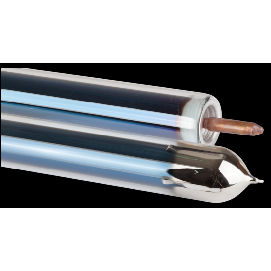 Sistem Solar Presurizat Apa Calda - 180/18 - Boiler inox 180 litri cu 18 Tuburi cu Supapa Temperatura si Presiune si Supapa Admisie Aer