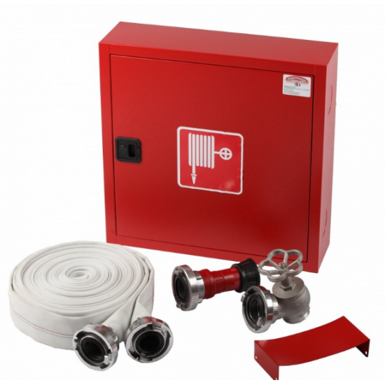 Cutie hidrant pt interior 500x500x140 cu furtun plat C52 - Certificat CE 