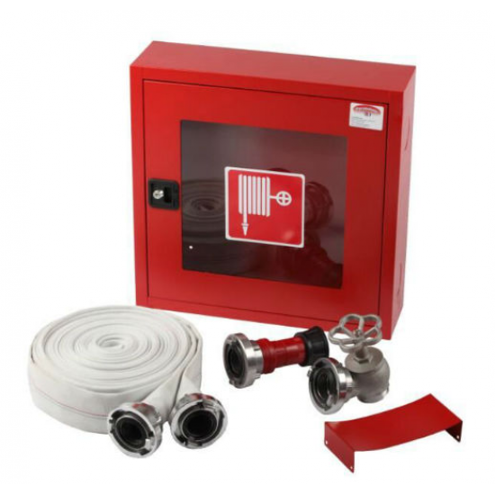 Cutie hidrant pt interior 500x500x140 cu furtun plat C52 - Certificat CE 