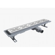 Rigola Dus din Inox cu Membrana L400cmxH75x68 o40