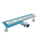 Rigola Dus din Inox cu Membrana L600cmxH75x68 o40