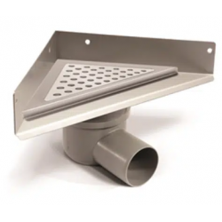 Rigola - Sifon Dus Colt Inox 250X250xH75-95mmXO50 mm