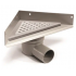 Rigola - Sifon Dus Colt Inox 250X250xH75-95mmXO50 mm