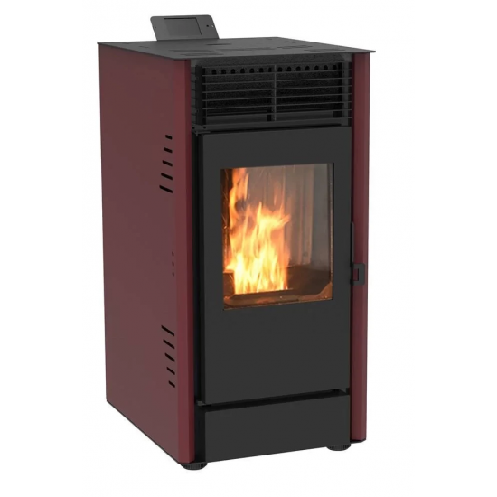 Semineu Pe Peleti Sontec PC7 7.5 Kw Culoare Bordeaux