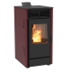 Semineu Pe Peleti Sontec PC7 7.5 Kw Culoare Bordeaux
