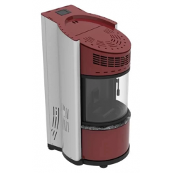 Semineu Pe Peleți Sontec Round 11 Kw Culoare Bordo