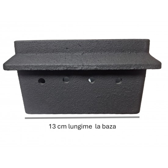 Cuva/Creuzet/Focar Fonta Ardere Peleti Seminee si Termoseminee: 13 cm Lungime Baza