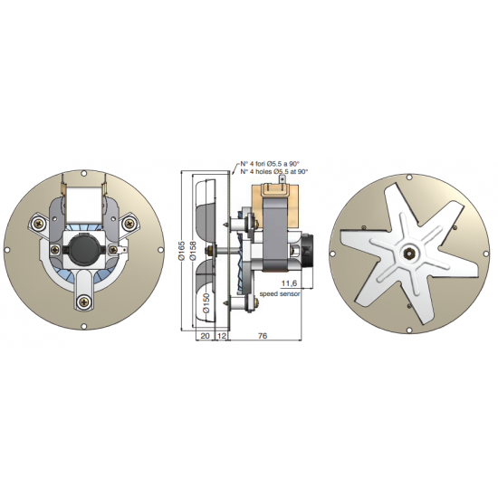 Ventilator Gaze Arse Centrale si Termoseminee Peleti ST 25 - AACO