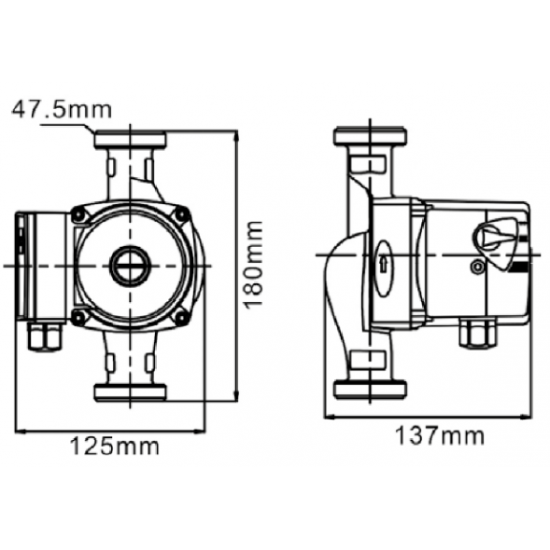 Pompa Circulatie Apa Calda IBO Dambat OHI 32-60/180, 55l/min, 93W
