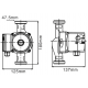 Pompa Circulatie Apa Calda IBO Dambat OHI 32-60/180, 55l/min, 93W