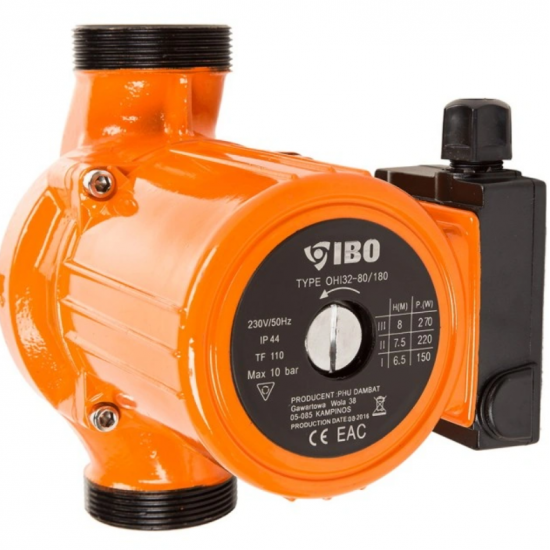 Pompa Circulatie Apa Calda IBO Dambat OHI 32-80/180, 160l/min, 270W